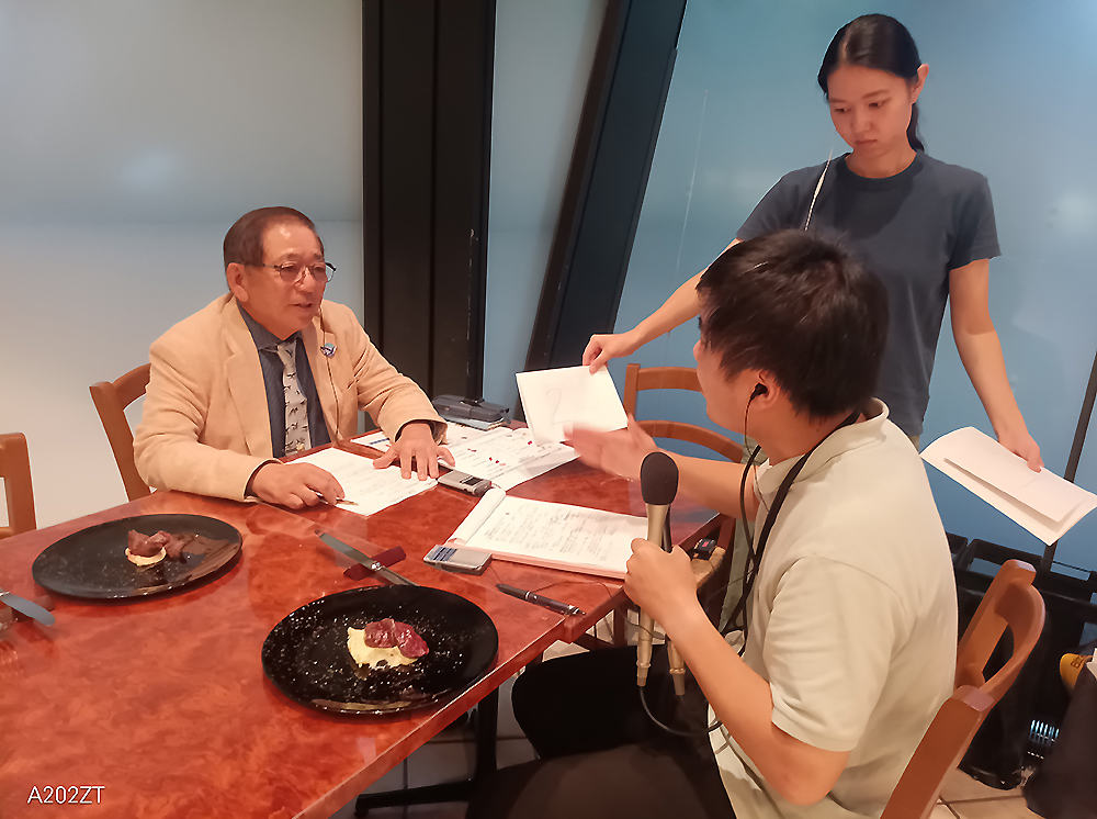 共同船舶　直営レストランでラジオ生中継<br>所社長が出演、鯨肉パワーをアピール
